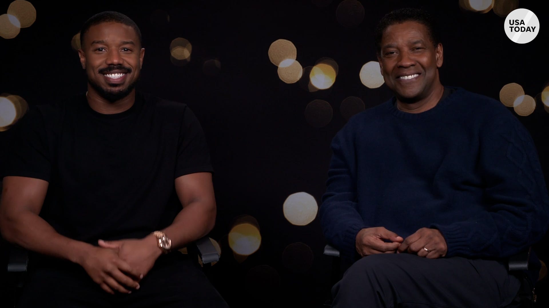 Michael B. Jordan and Denzel Washington reveal their very different Christmas plans thumbnail