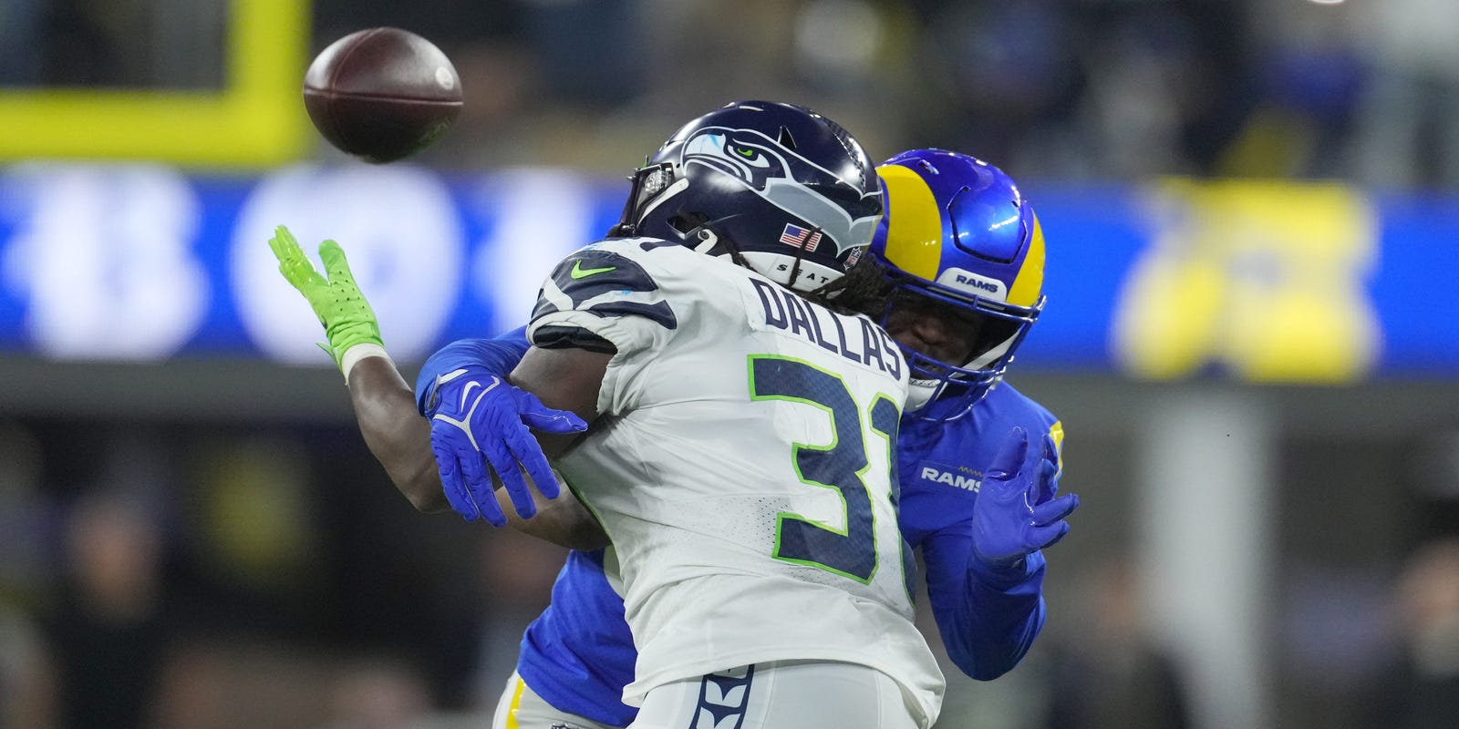 Watch: Referees miss blatant pass interference in Rams-Seahawks game