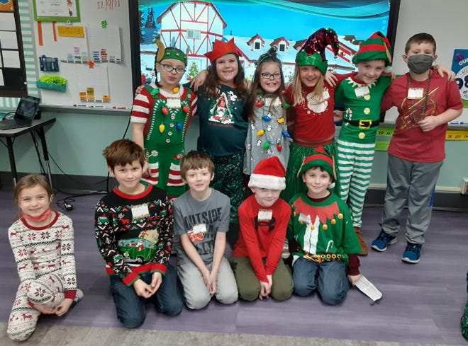 B.L. Miller students prepared and were interviewed for the job of elf at the North Pole. The annual activity is part of a lesson in preparing information and presenting it to interviewers.