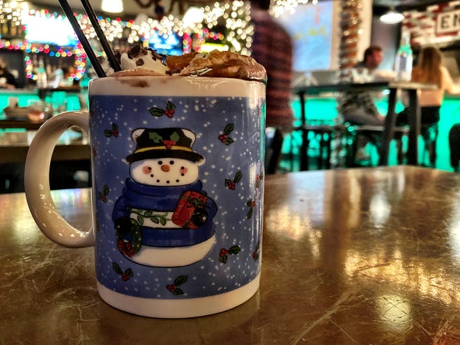 Boozy hot cocoa at Nicky's Coal Fired in Nashville.