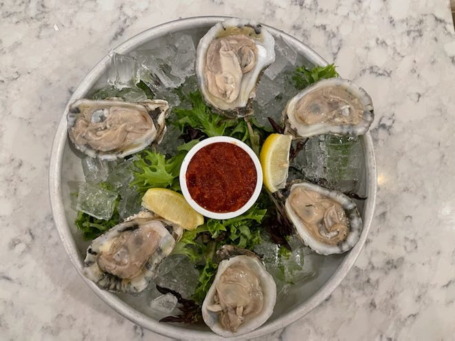 Oysters from The Robinson Alehouse, with locations in both Long Branch and Asbury Park.
