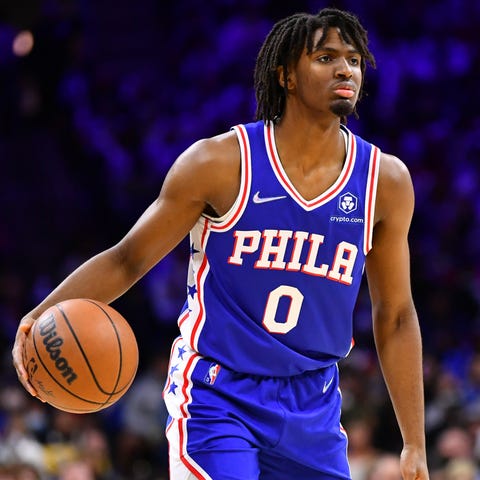 Tyrese Maxey is averaging 17.0 points, 4.6 assists