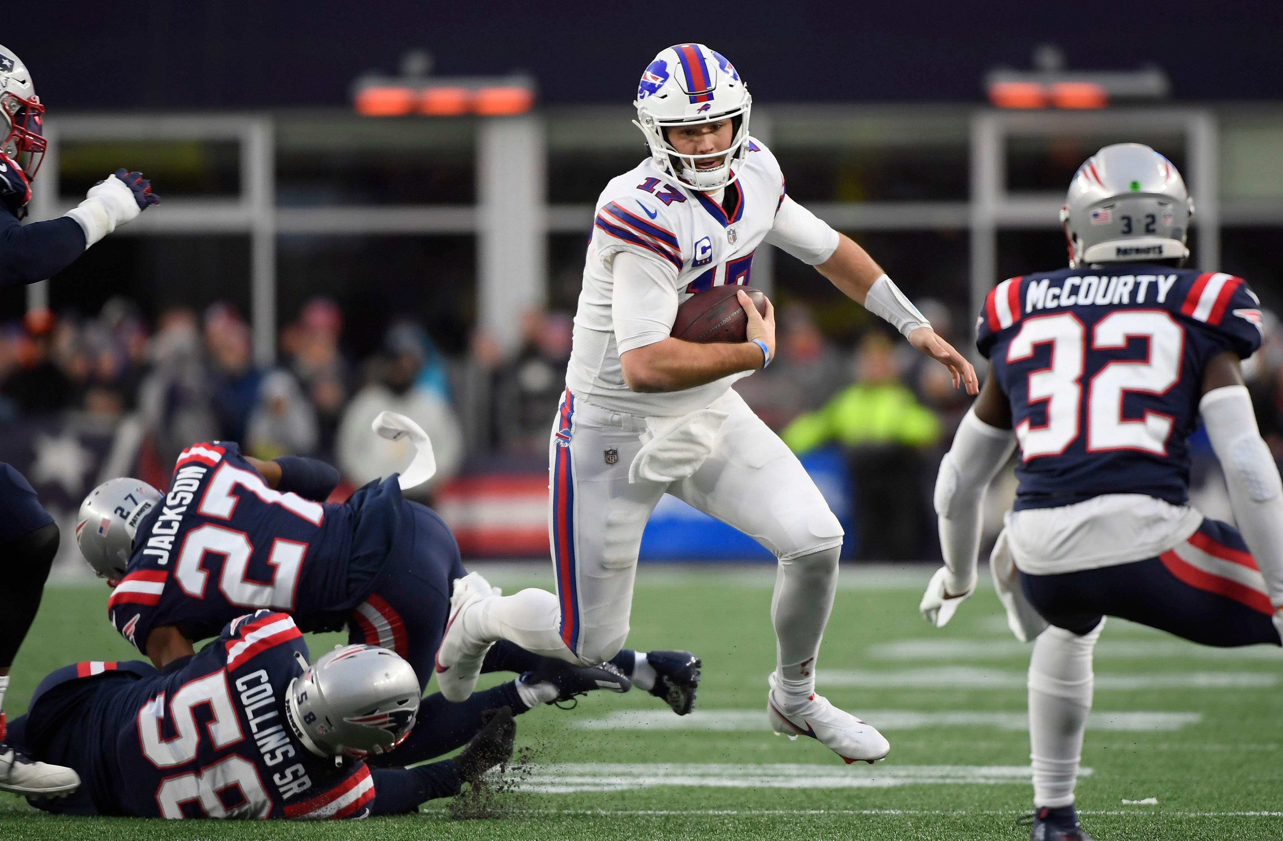 kimplante køretøj Monumental Josh Allen delivers for Buffalo Bills in key win over Patriots