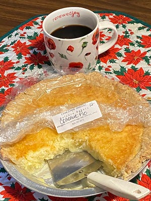 Delicious coconut pie from Balance Bakery of Taylors was a Christmas dinner dessert thanks to Melyssa Harrison.