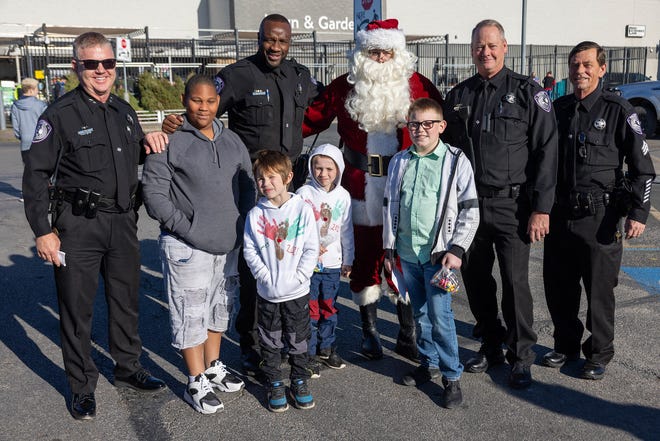Tarleton State University Police officers took part in the second annual Shop With a Cop event on Dec. 21. Officers enjoyed pairing up with local kids for breakfast at Purple Goat followed by a shopping spree at Walmart.