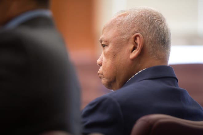 Thomas Co, shown during a hearing at the Shawnee County Courthouse on March 6, 2020, saw his conviction of unlawful sexual relations with an inmate overturned by the Kansas Court of Appeals last week.