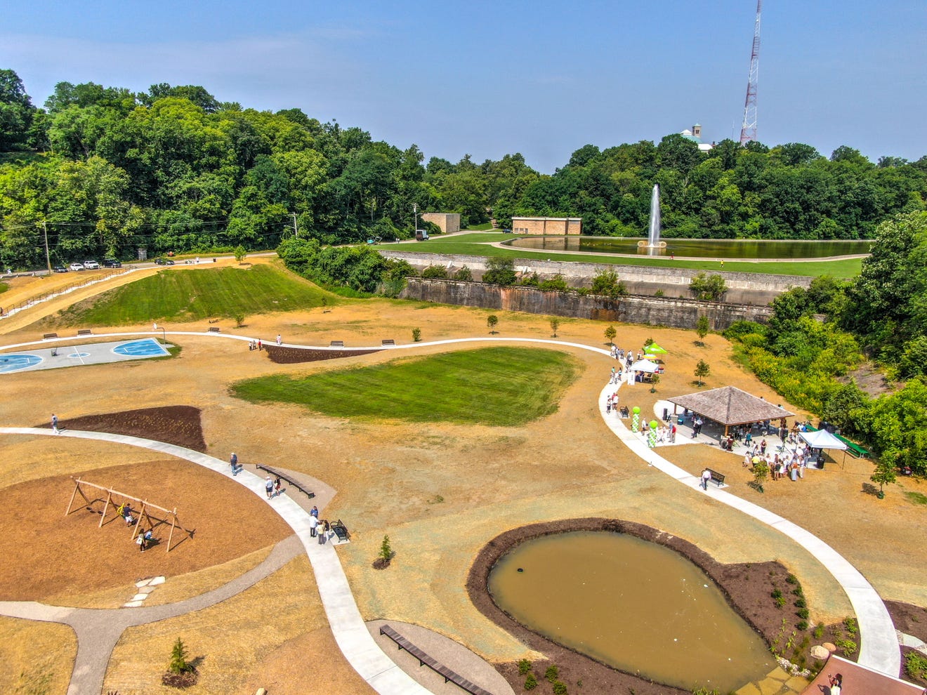Cincinnati parks during springtime