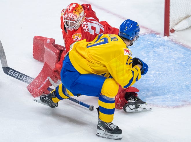 Swedia mengalahkan Rusia 6-3 di pertandingan pembuka hoki junior dunia