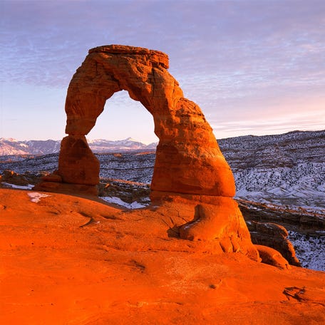 Delicate Arch is must-see site for many visitors at Arches National Park.