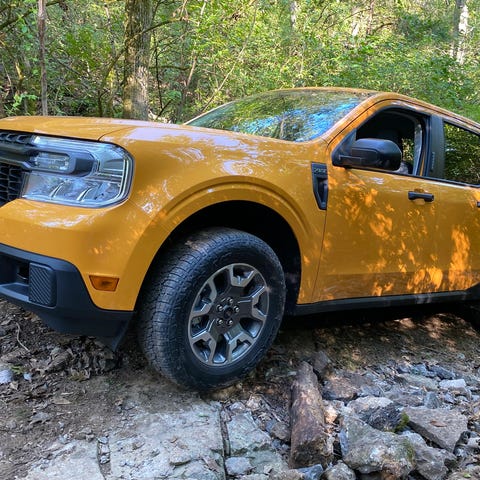 The 2022 Ford Maverick compact pickup combines aff