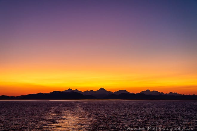 Photo of the sunset taken by John Mott