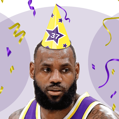 LeBron James 37th birthday promo image