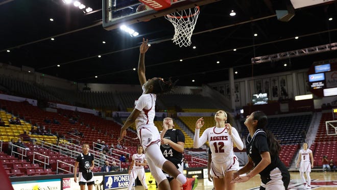 The New Mexico State women's basketball team enters WAC play at 4-6.