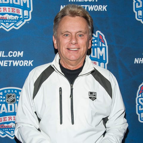 "Wheel of Fortune" host Pat Sajak arrives at the 2