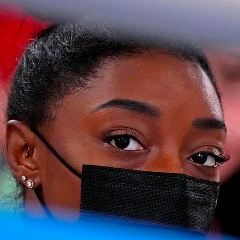 Simone Biles was one of the athletes leading the d
