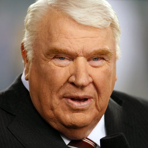 Hall of Fame coach and legendary analyst John Madd