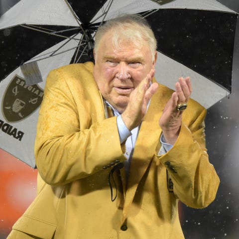John Madden at a game in 2014.