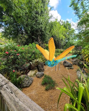 Sean Kenney's newest exhibition "Nature POP!" opens Saturday and runs through May 1 at Mounts Botanical Garden in West Palm Beach.