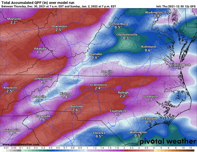 Widespread rainfall of more than an inch is likely this weekend.