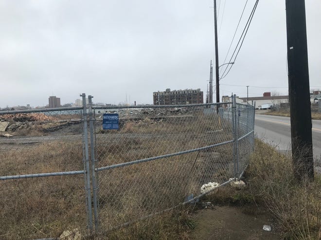 The Richland County Land Bank Thursday accepted the property known as the former Westinghouse concrete slab between Fourth and Fifth streets.