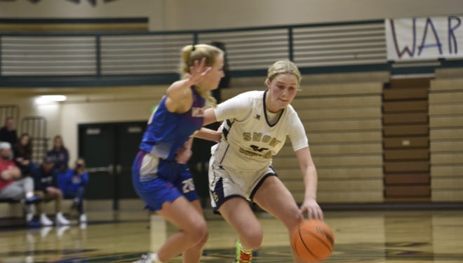 Natalie Olson scored eight points down the stretch for Snow Canyon in their loss to Richfield. Olson's secondary scoring to Olivia Hamlin will be key for the Warriors.