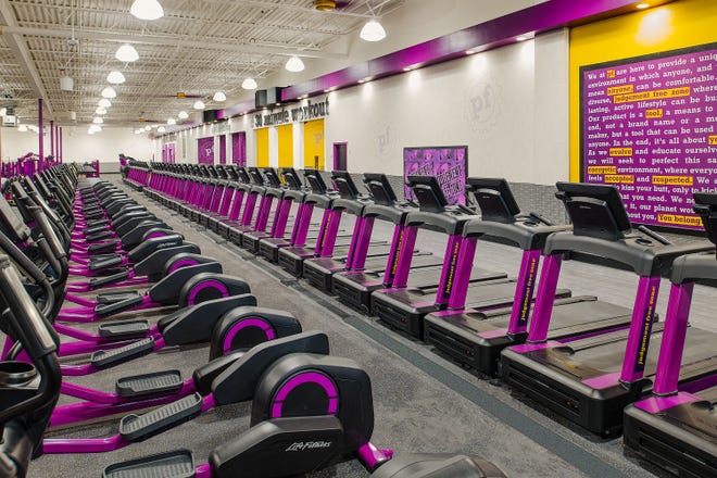 Cardio machines at the new Planet Fitness location in Saugus.