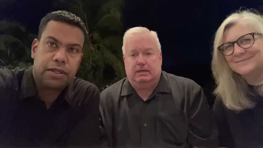 Angelique Chengelis, John Niyo dan Bob Wojnowski pada kekalahan Orange Bowl Michigan