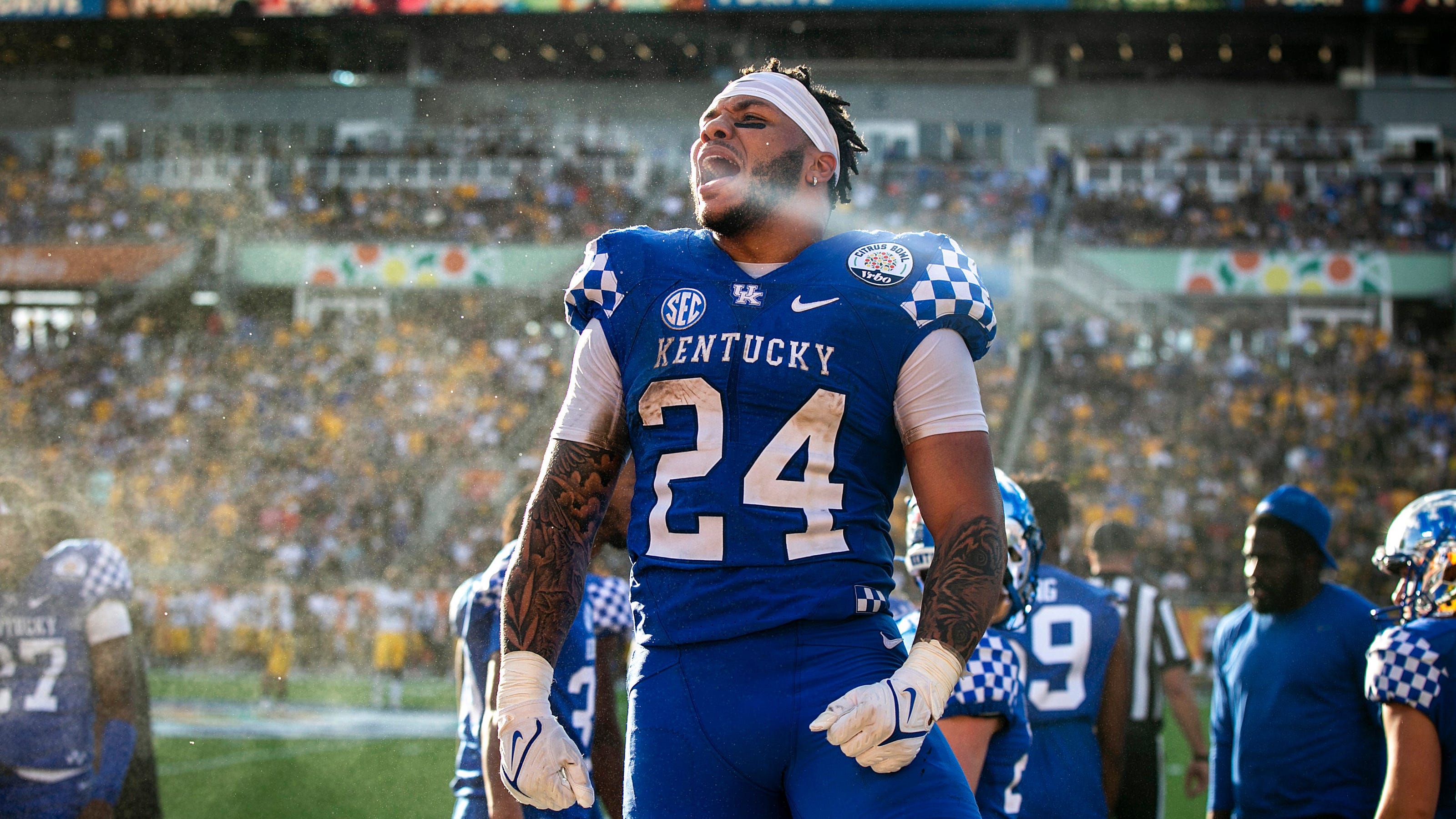 Chris Rodriguez will look to bounce back for Kentucky after a DUI arrest