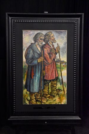 Holodomor image painted by Nadia Werbitzky in "Two Regimes."