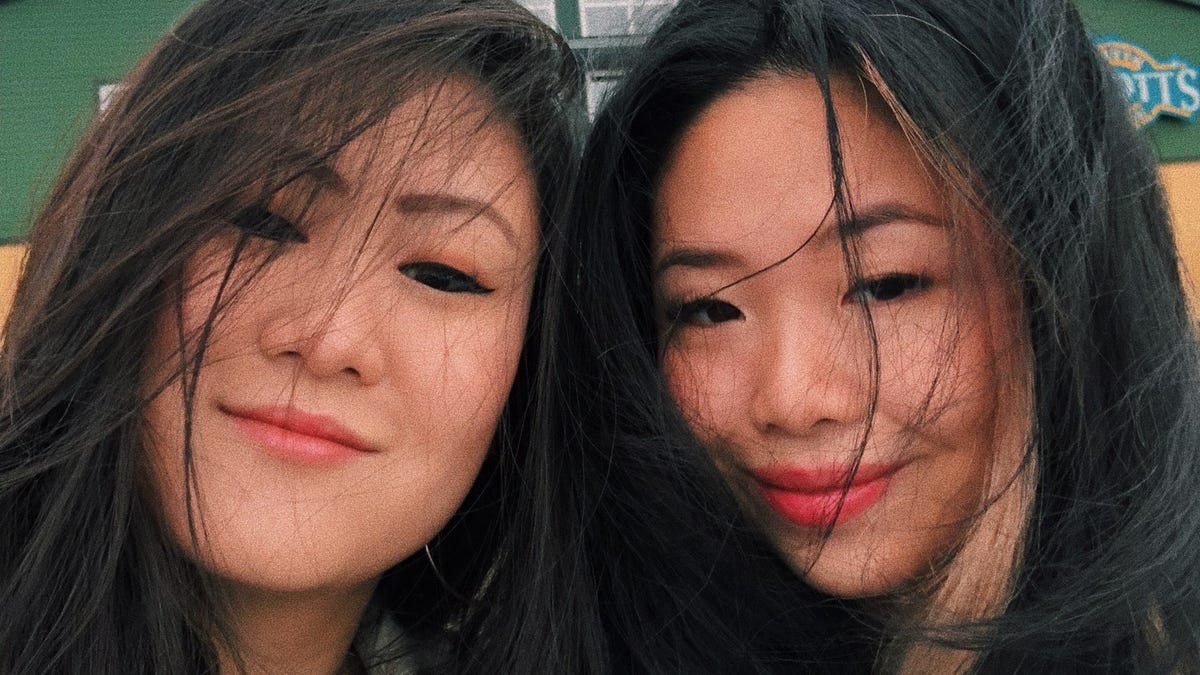 April Lexi Lee (right) with her platonic life partner Renee.