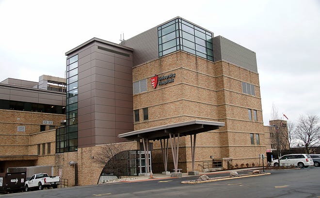 University Hospitals Samaritan Medical Center is seen here on Monday, Jan. 3, 2021. The Ohio National Guard have been sent to UH Samaritan Medical Center to help out. TOM E. PUSKAR/TIMES-GAZETTE.COM