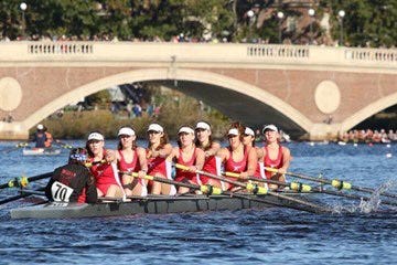 The Hingham Sports Partnership recently awarded a grant of $20,000 to the Hingham High crew team for the purchase of a new racing fleet for the program.