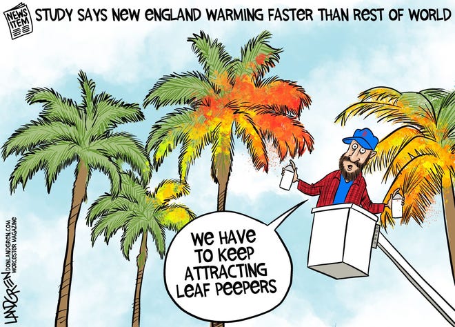 New England warming faster than rest of the world.