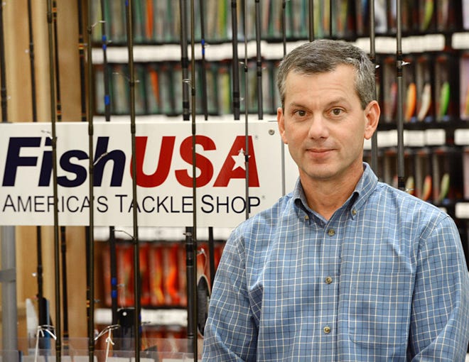 Dan Pastore, president of FishUSA is shown, Nov. 18, 2015, at the Fairview Township business.