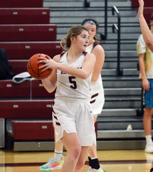 Abbey Wright put together a solid double-double for the Rayders Monday, though the win eluded Charlevoix once again.