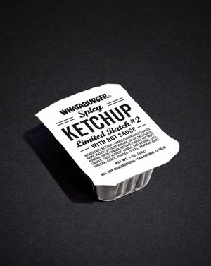 Whataburger debuted a new limited-time only batch of ketchup made with arbol and piquin peppers.
