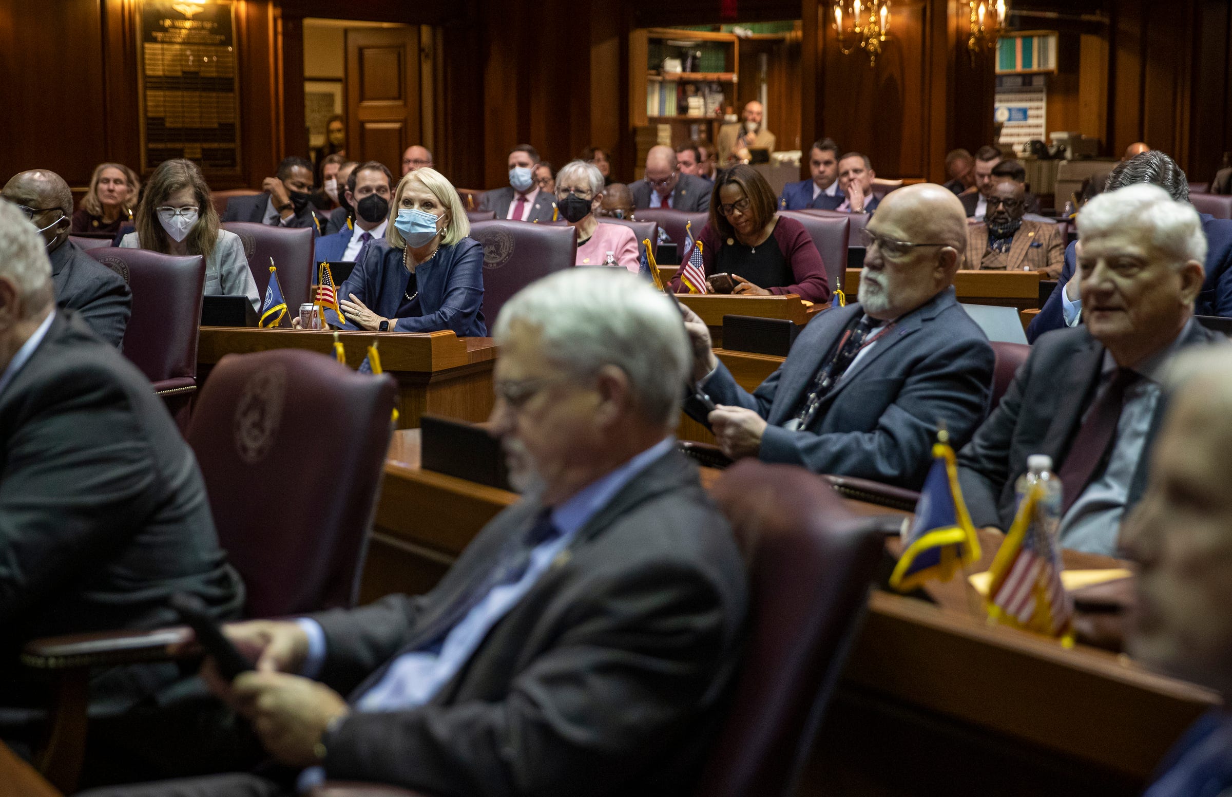 Indiana General Assembly where bills stand at halfway point
