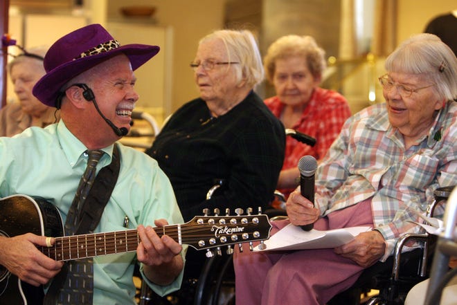 A music therapy class offered by The Music School of Delaware.