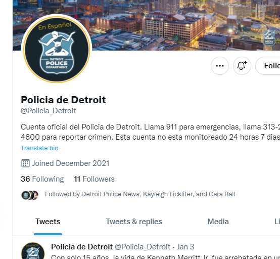 Detroit Police Roll Out Spanish Language Initiatives Plan Newscast