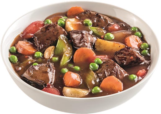 Stew is a perfect way to warm up on a cold winter's day.