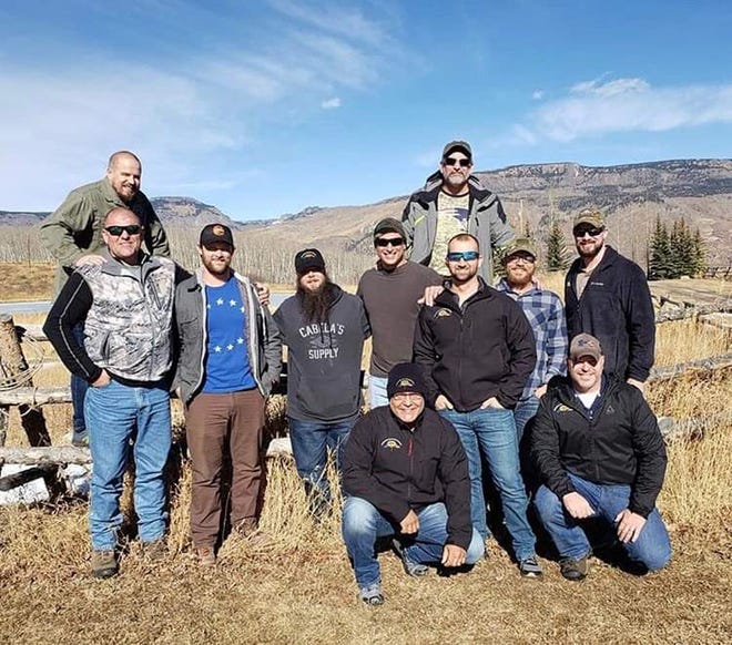 A group of ORW participants pose at the retreat center in Colorado.