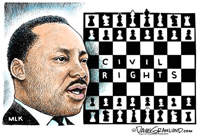 Dave Granlund cartoon for MLK Day