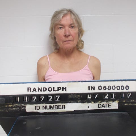 A booking photo of Linda Wagoner after she was arr