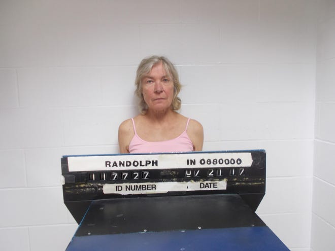 A booking photo of Linda Wagoner after she was arrested in July 2017 for operating a vehicle with a blood alcohol content higher than .15% and "endangering a person" while driving.
