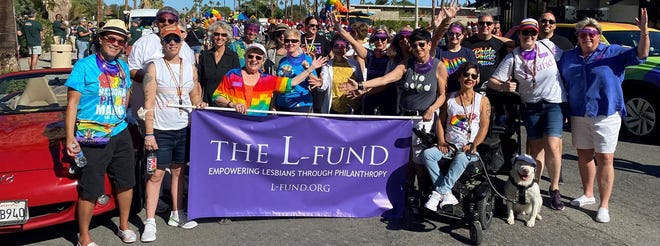 The L-Fund makes a presence at Palm Spring Pride 2021.