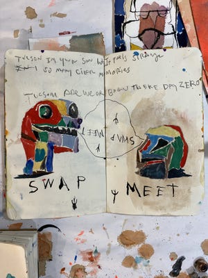 Brad Kahlhamer's "Swap Meet" will be on view from Feb. 26 through Oct. 9.