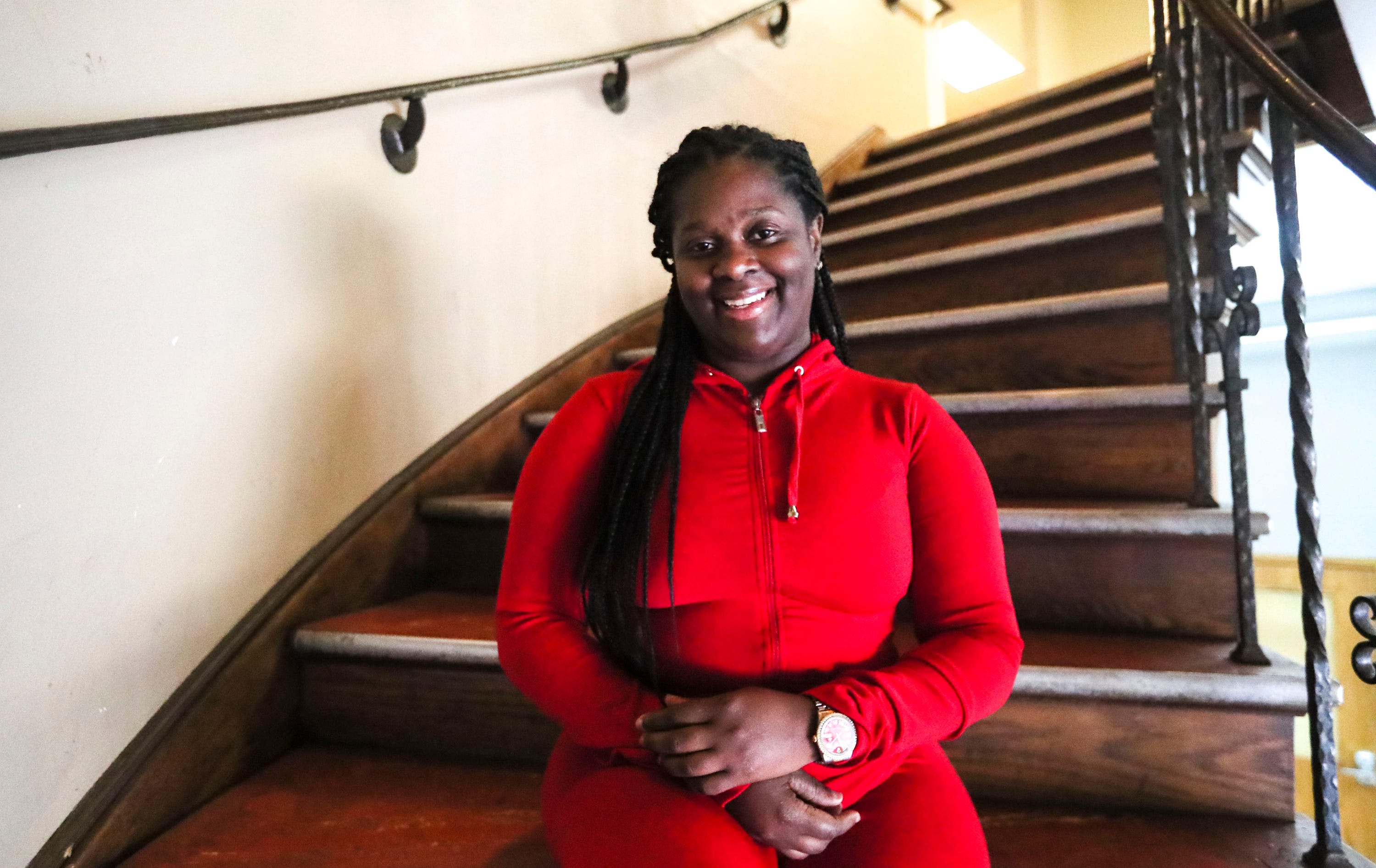 Markita Barnes, owner of Here For You Prenatal Coordination Services, pictured in October at the company's former office on North Richards Street. In November, after months of inquiries by the Journal Sentinel, the state cut off Medicaid funding to Here For You and three other prenatal care coordination companies. The companies were referred to the Department of Justice for investigation of possible fraud.