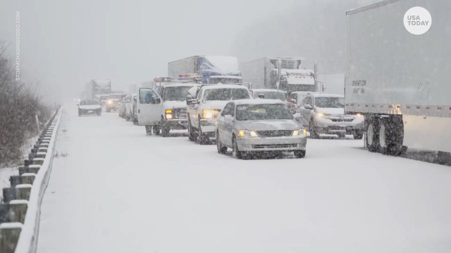 Record-breaking snow is falling all over the country and it's causing problems for many drivers, especially in Kentucky.