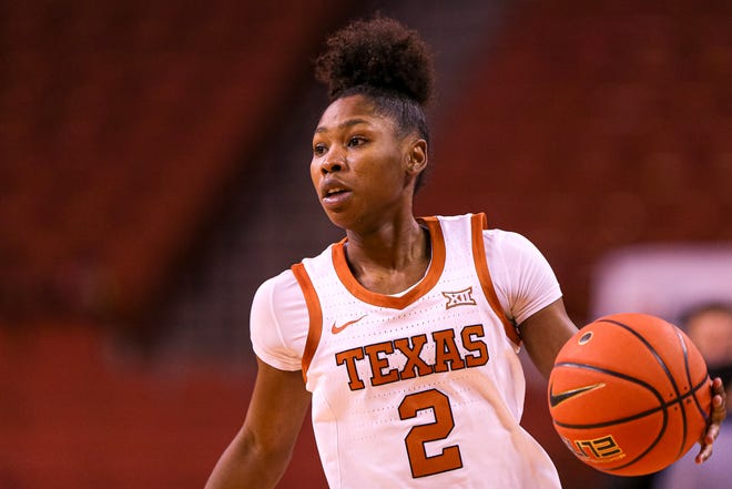 Aliyah Matharu's 16 points, including a couple of key 3-pointers, led the Longhorns as they beat Kansas State on Wednesday night.