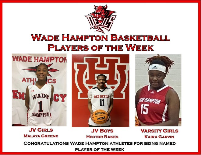 WHHS Players of the Week